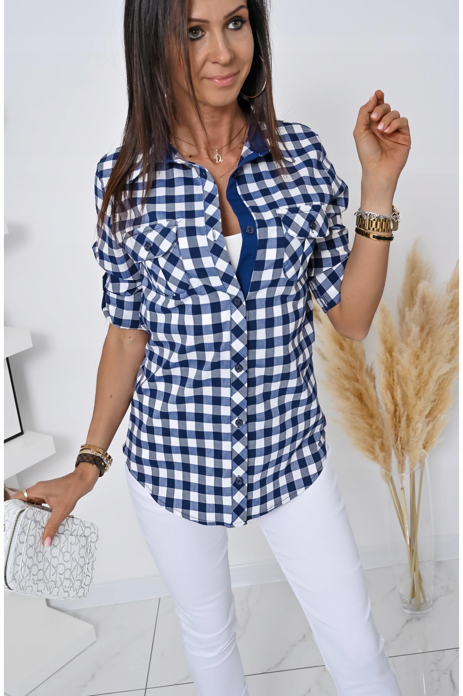 WIOSENNA CASUALOWA KOSZULA W KRATĘ VERA! WZ.4 XXL Marka inna