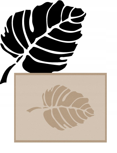 

Szablon Malarski Liść 2 40X59 Z Tworzywa Do Pokoju