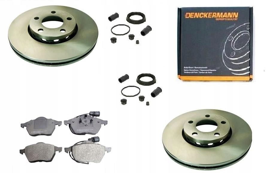 Kotouče Reperaturní Kostky Audi 100 C4 A6 C4 Přední Větrané Sada 288MM