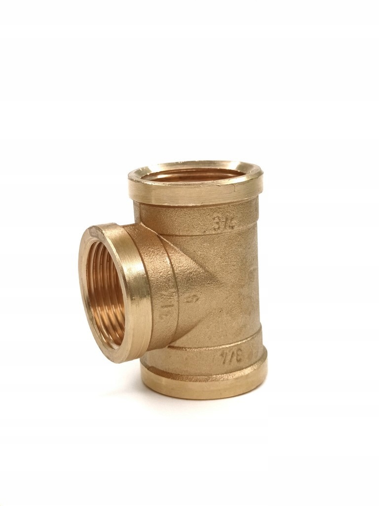 

Trójnik mosiężny Gw 3/4" DN20