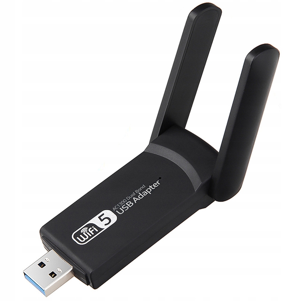 Karta sieciowa wi-fi adapter wifi usb 1300mbps dual