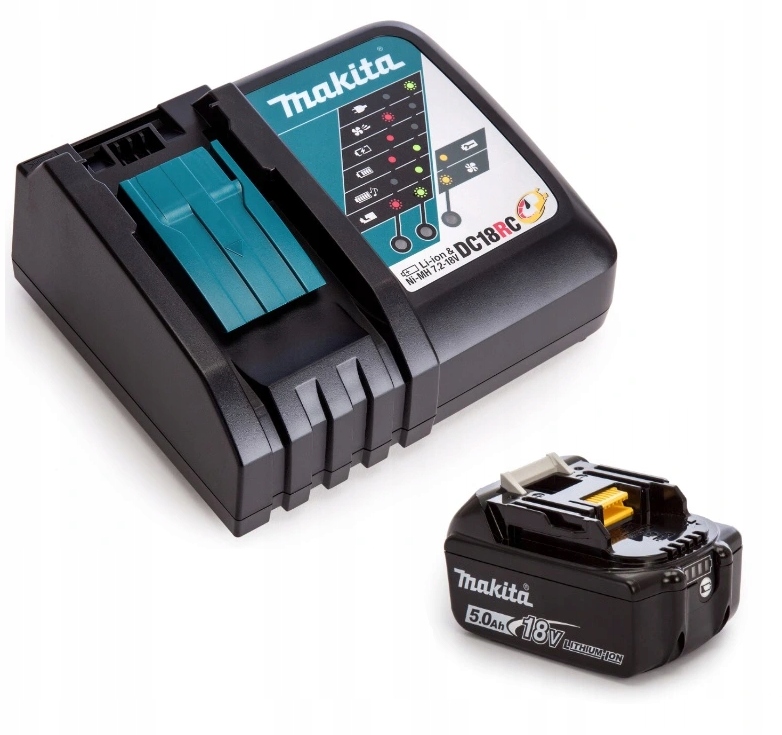 

Zestaw Makita 18V Bateria BL1850B Ładowarka DC18RC