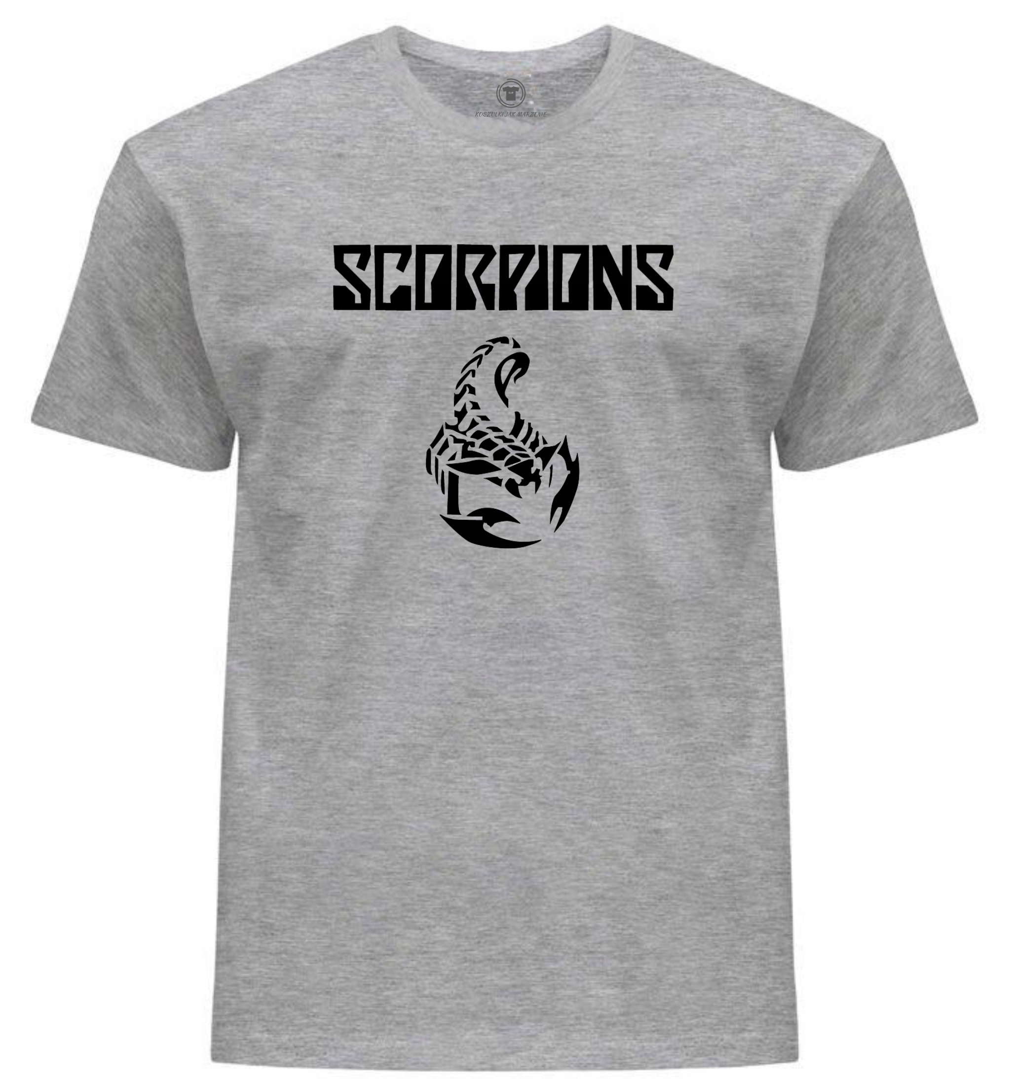 

Męska Koszulka Scorpions szara M