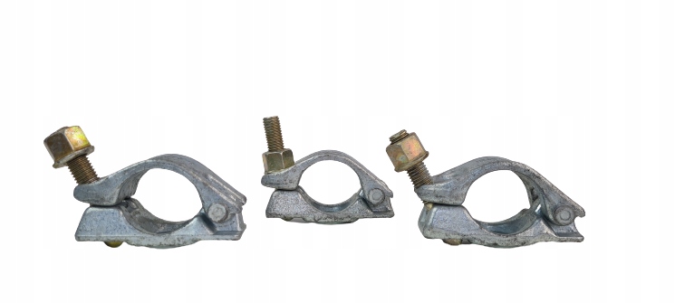 Półzłącze do rusztowania Ocynkowane Uniwersalne Zestaw 20 sztuk