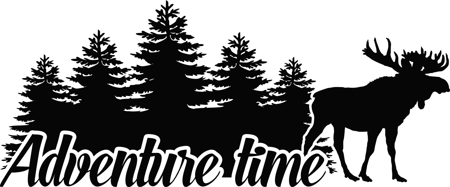 Velká Nálepka Les na auto Kamper karavan 170 cm