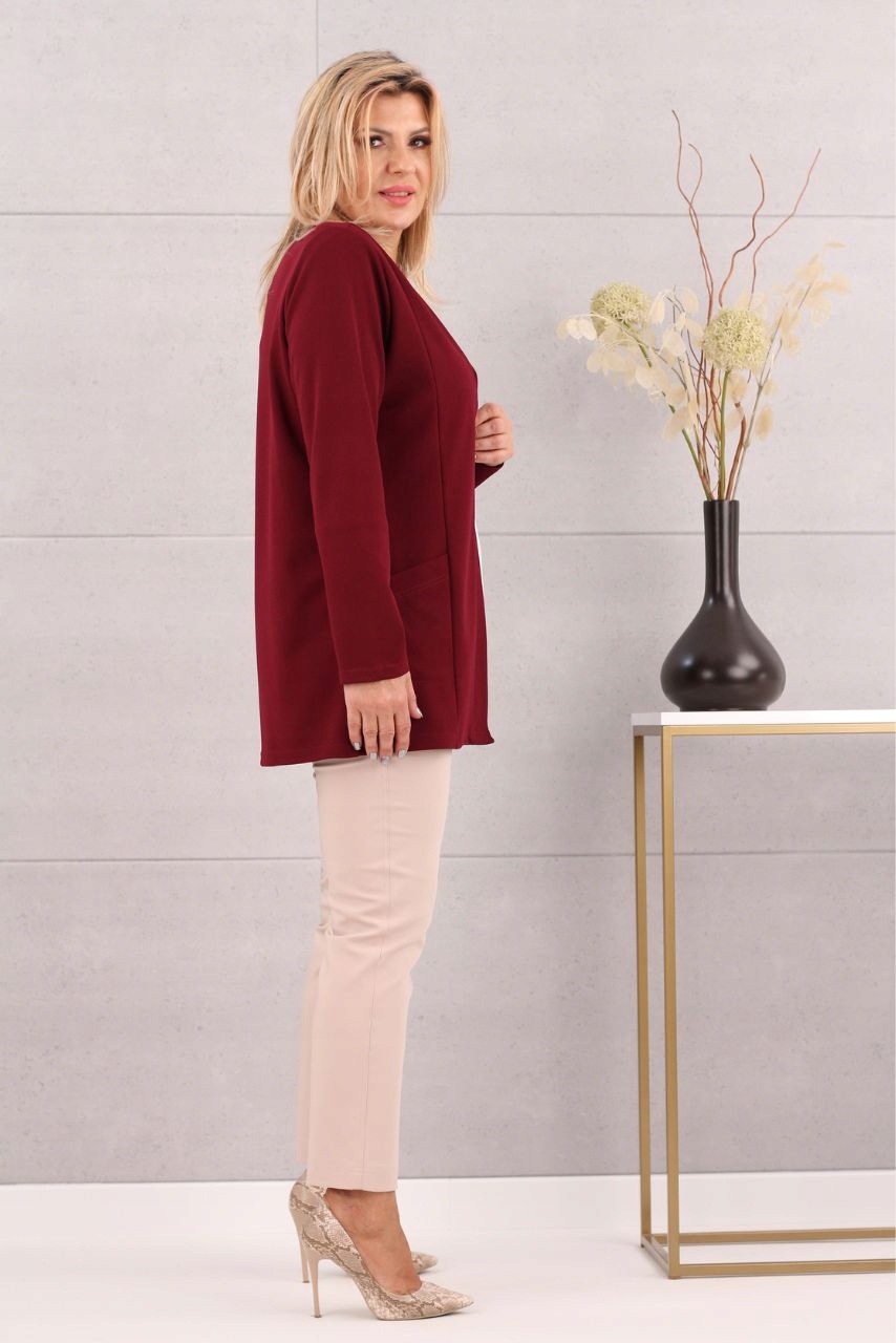 GŁADKA NARZUTKA ELEGANCKA LUŹNA POLSKI PRODUCENT DUŻE ROZMIARY Marka FEMIMODA