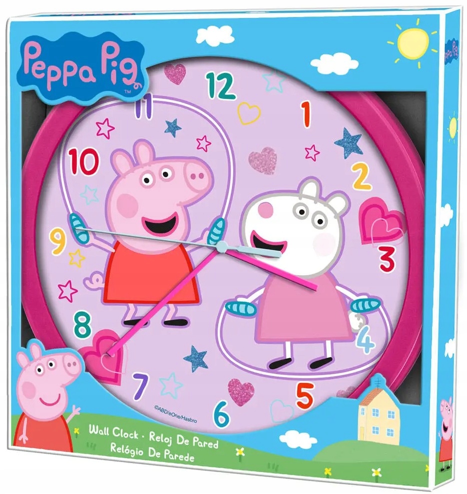 

Zegar Ścienny Świnka Peppa Pig 25 CM