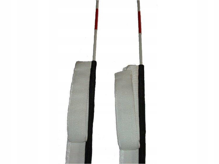 SIATKA DO SIATKÓWKI MECZOWA CZARNA Z ANTENKAMI 9,50 x 1M WYTRZYMAŁA Marka Fitness-star