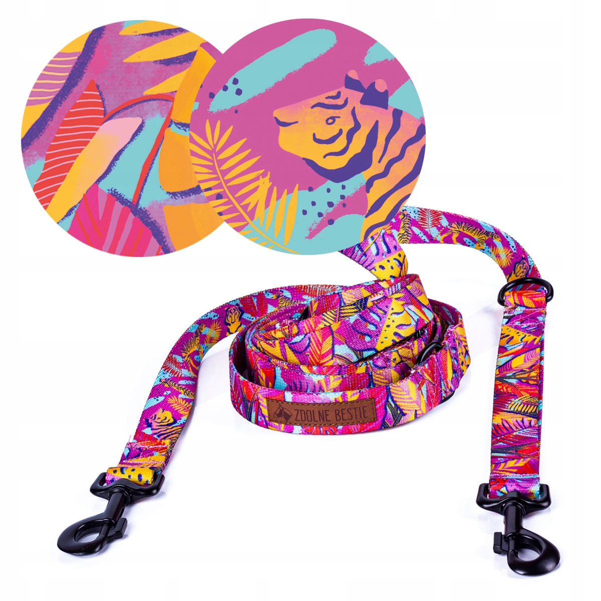 

Smycz przepinana regulowana smycz długa 3m cienka