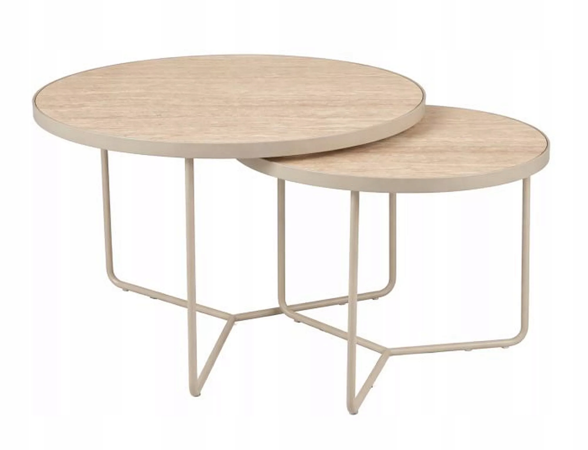 Zestaw Ław Italia Z Blatem Ceramicznym Travertine Kaszmir Signal