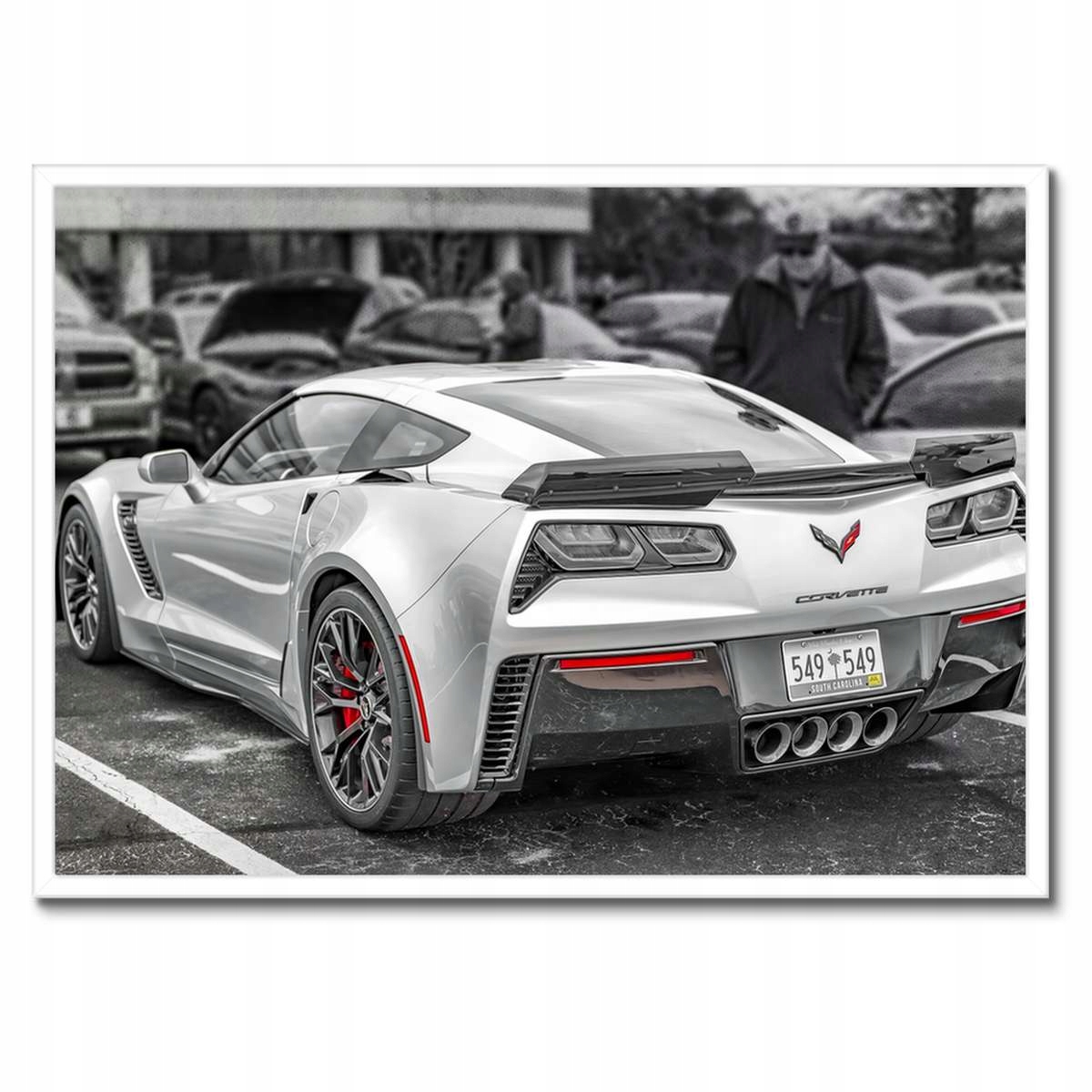 Plakáty v rámu 70x50 Corvette Sport Car