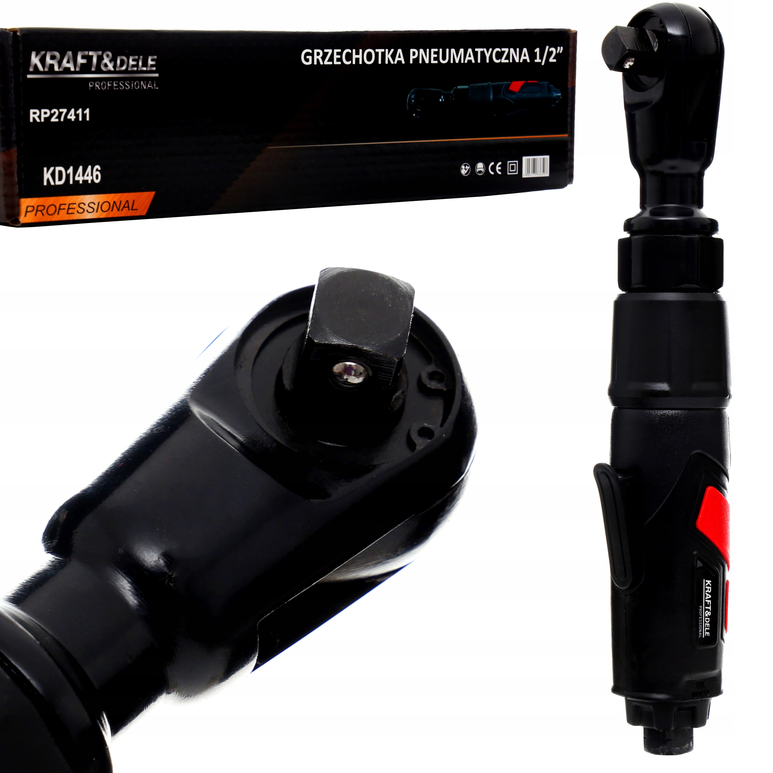 Pneumatická ráčna 1/2" Kraft&dele KD1446