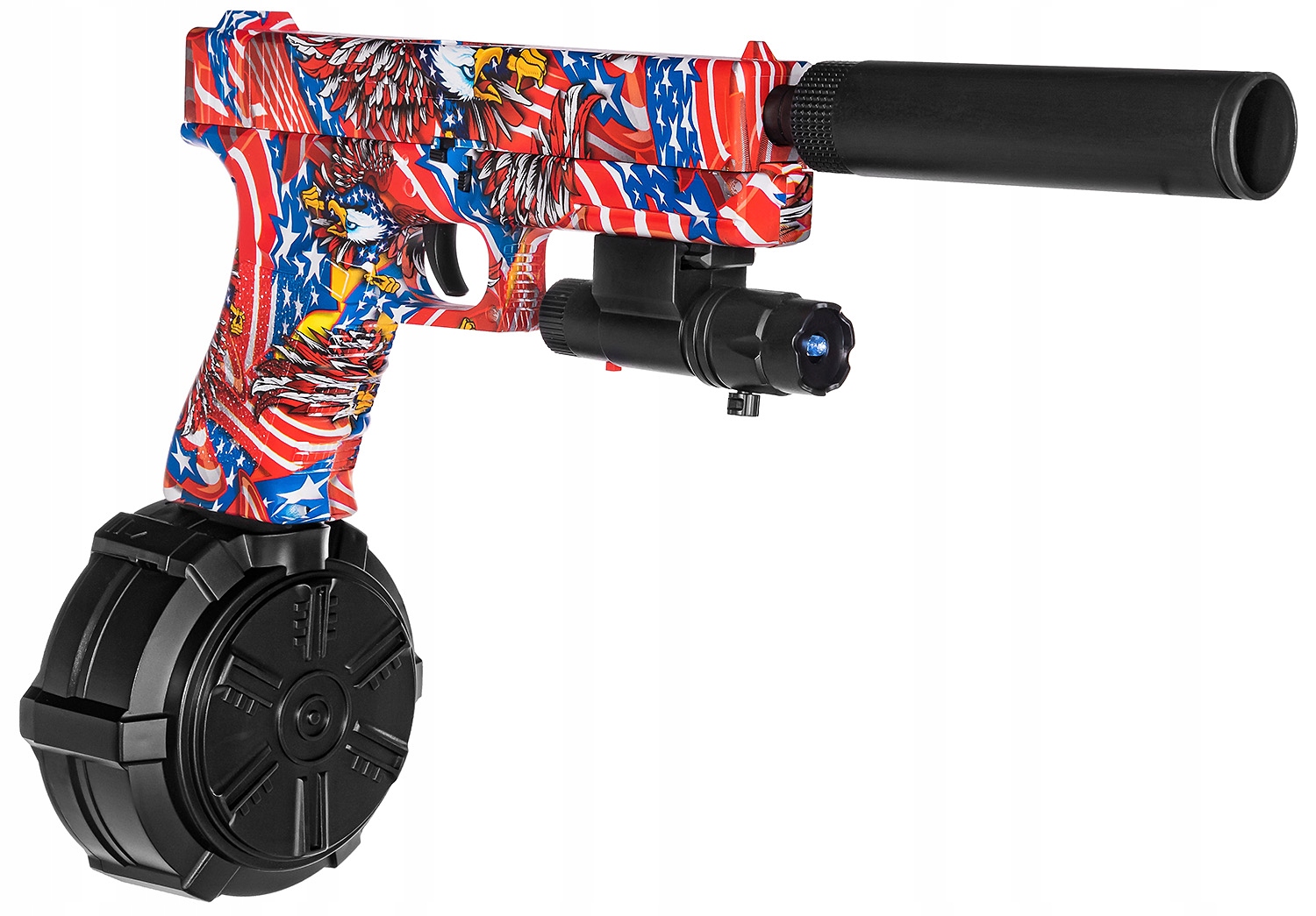 GLOCK JM-X2 PISTOLET KULKI ŻELOWE BLASTER LATARKA Rodzaj pistolety