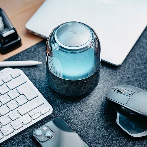 AD 1904 Głośnik Bluetooth z FM, Bas, RGB, TWS, USB-C