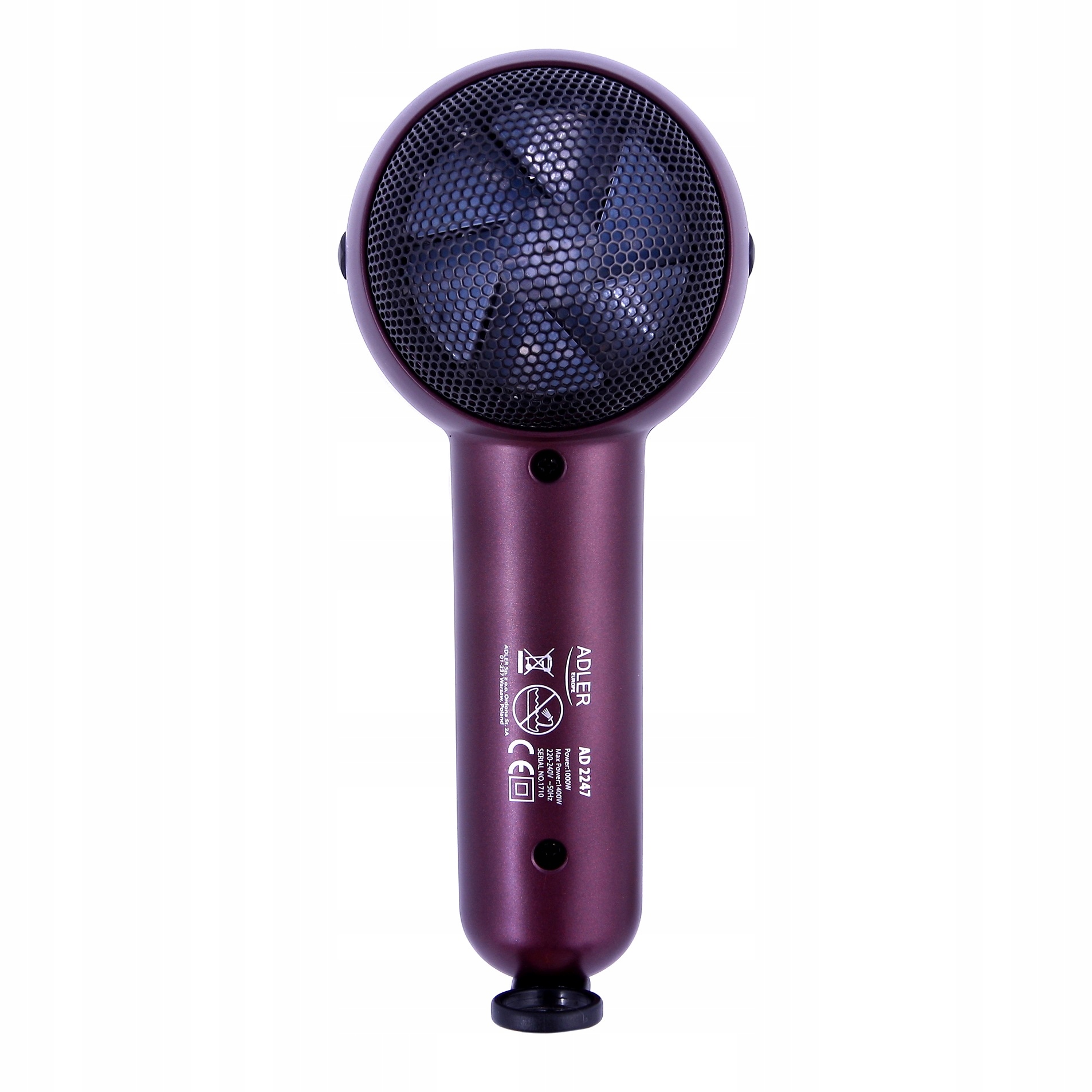 Suszarka Adler AD 2247 1400W - Szybkie Suszenie, Cicha Praca