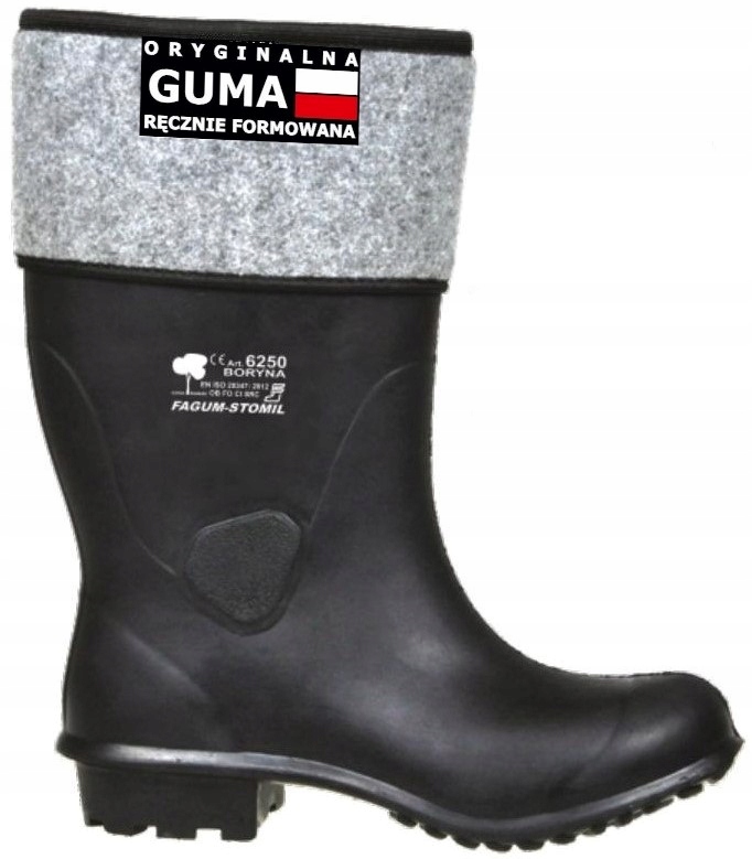 

Kalosze Gumofilce Prawdziwa Guma Stomil Boryna 43