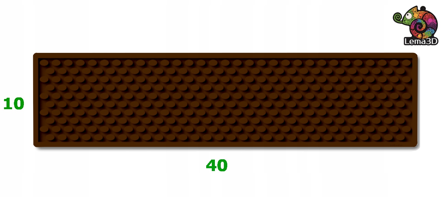 

mata podkładka Barowa bar mata Xs 40x10cm brązowa