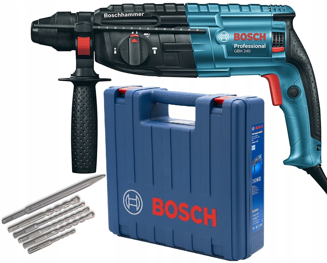 

Młotowiertarka Bosch Professional Gbh 240 790W Sds