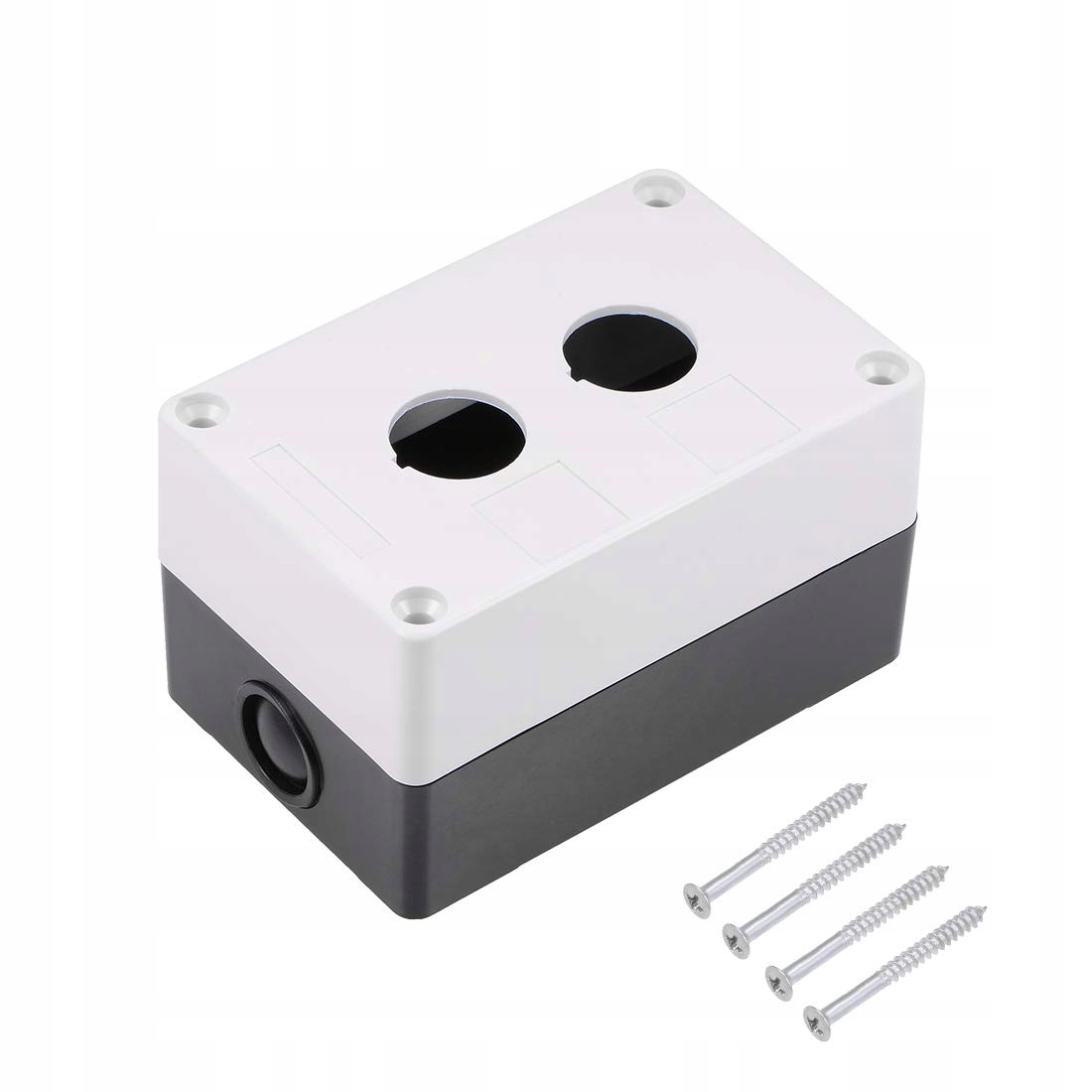 

Kaseta sterownicza obudowa biała 2x otwór 22mm