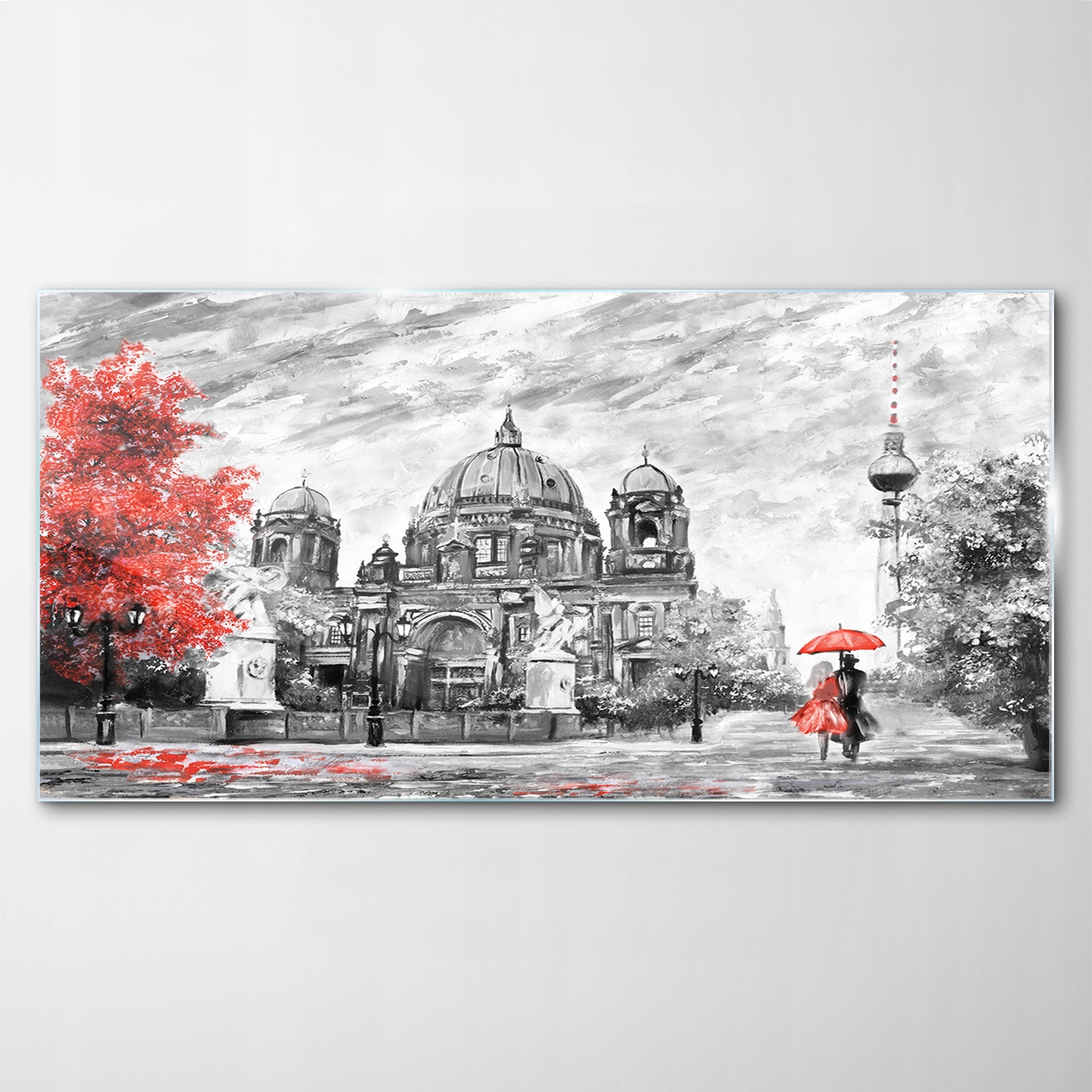 

Obraz Szklany Dekor Ulica Berlin Miasto 140x70
