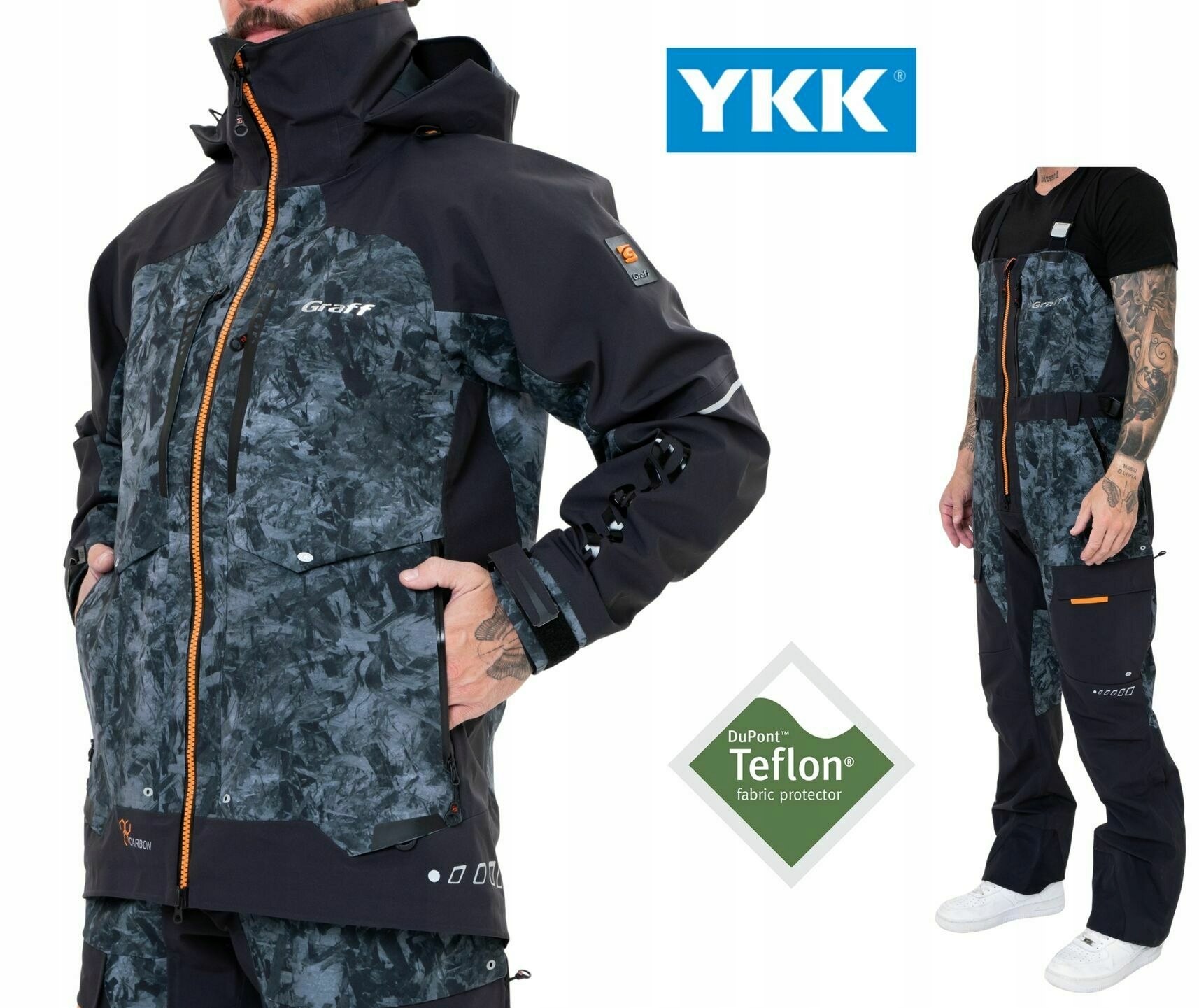 Graff dešťový komplet 631-B-8/3/731-B-8/3 edy 3.0 vel XXL 176/182