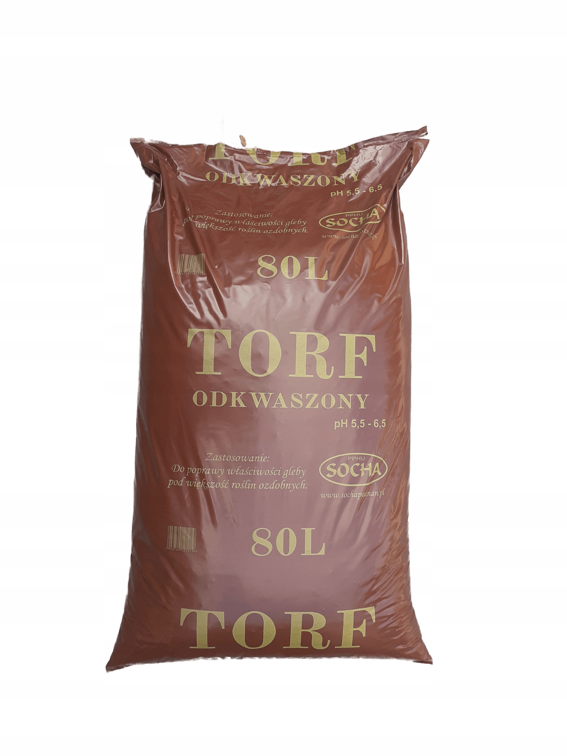 

Torf Odkwaszony 80L podłoże pH 5,5-6,5