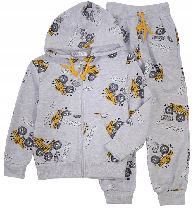 

Dres Komplet Bluza Zamek monster truck 6/7 J145j