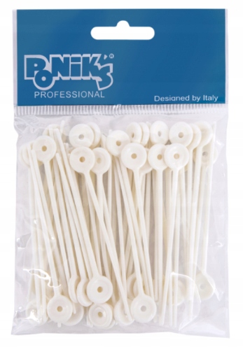 

Ponik's Szpilki Do Wałków Plastikowe 77 mm Białe