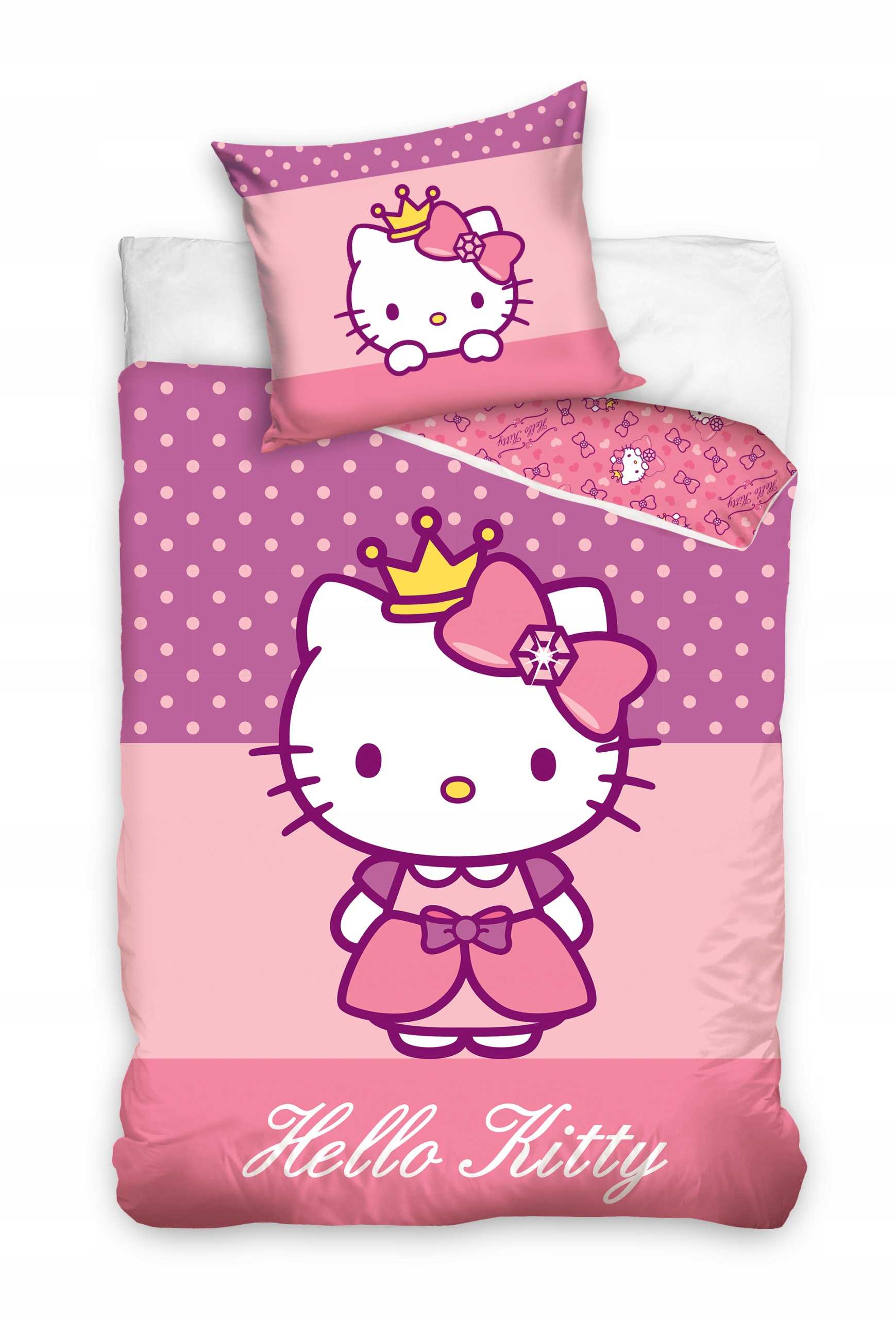 

Pościel bawełniana Hello Kitty 140x200