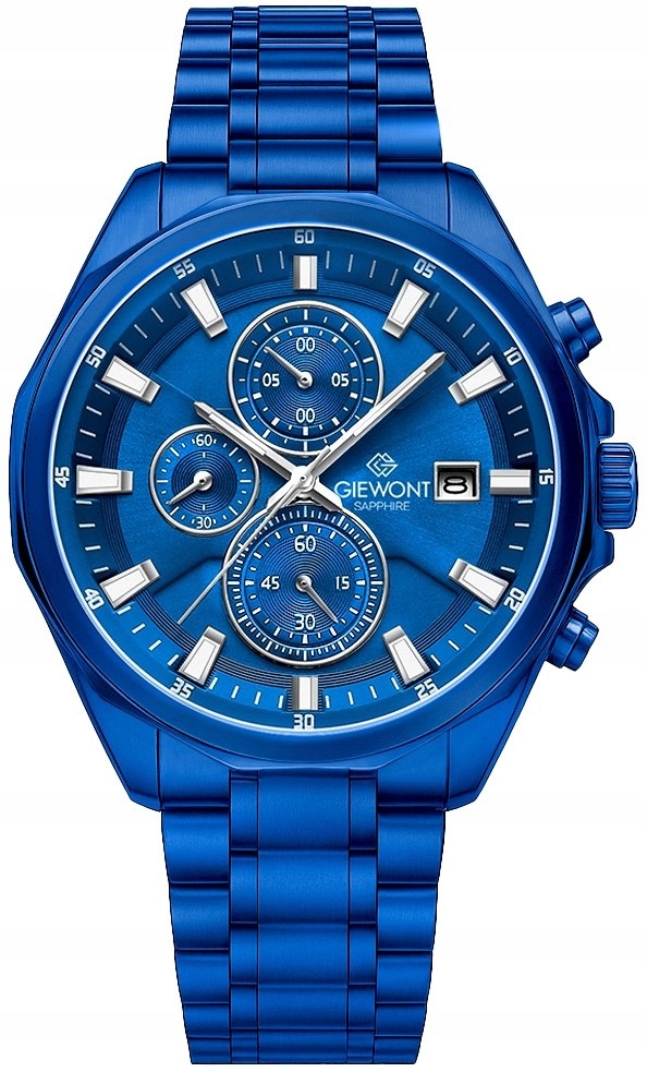 Pánské Hodinky Giewont Chronograph Sapphire Modré GW7290-B5