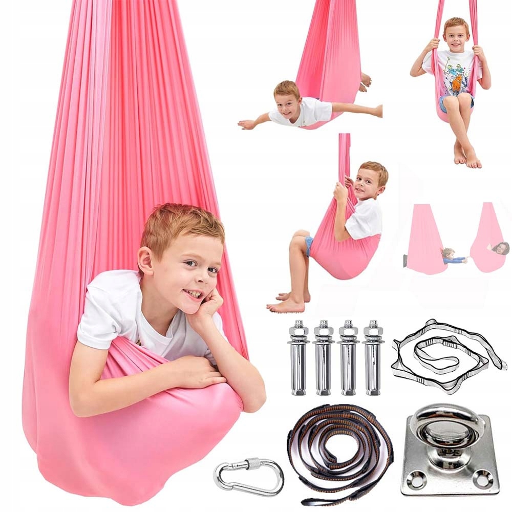 Akrobatický Šátek Senzorická Houpací Síť Pro Děti Houpačka 280 CM