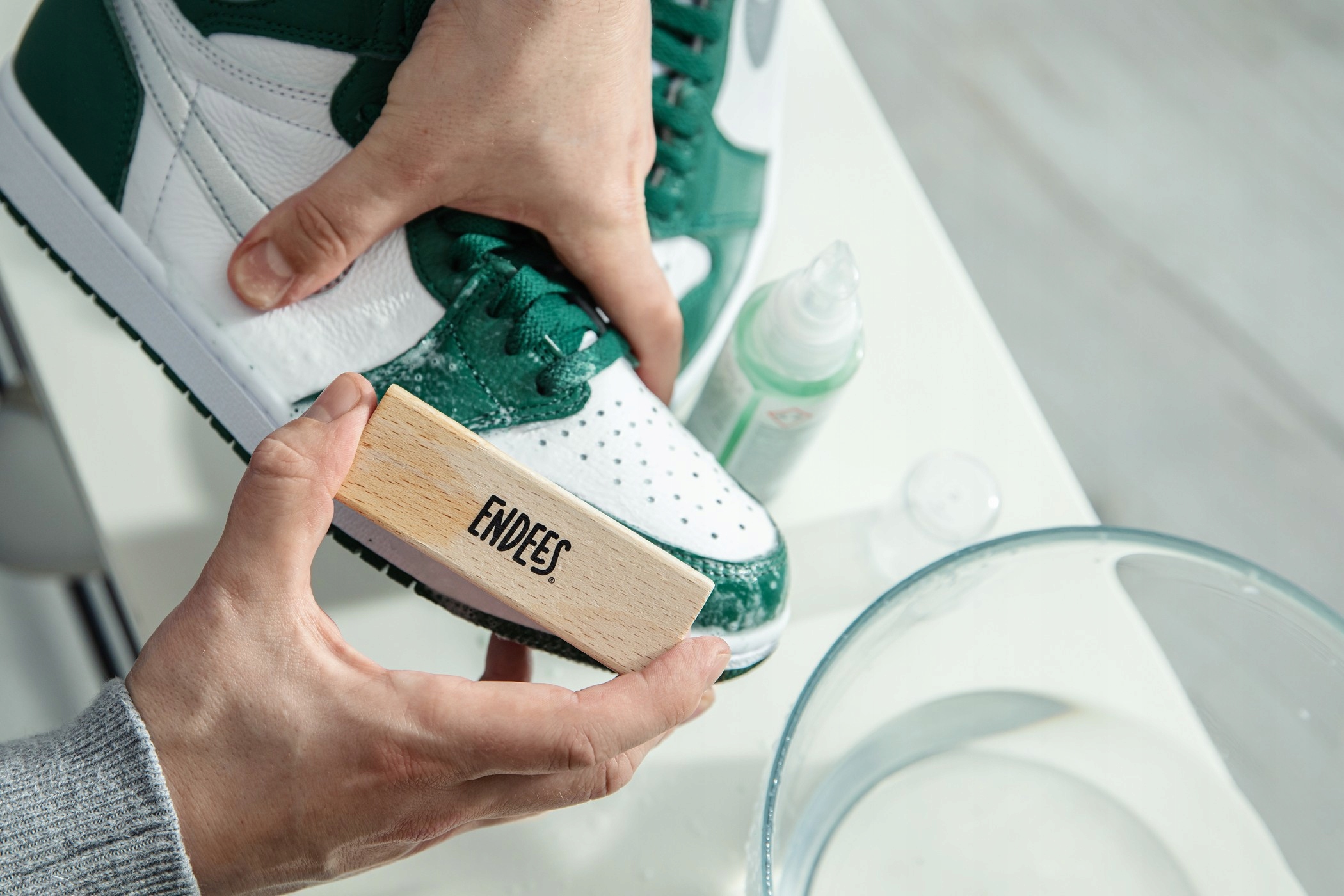 Szczotka do butów - Endees Brush Up Rodzaj włosia syntetyczne