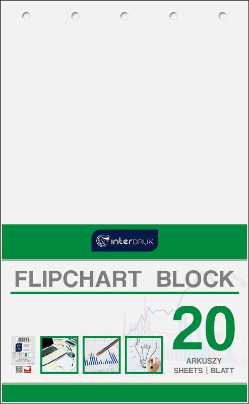 

Blok Do Flipcharta 640X1000 Gładki 20 Kartek