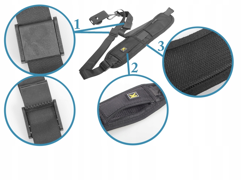 PASEK NARAMIENNY DO APARATU REPORTERSKI CST1 Marka E-trade