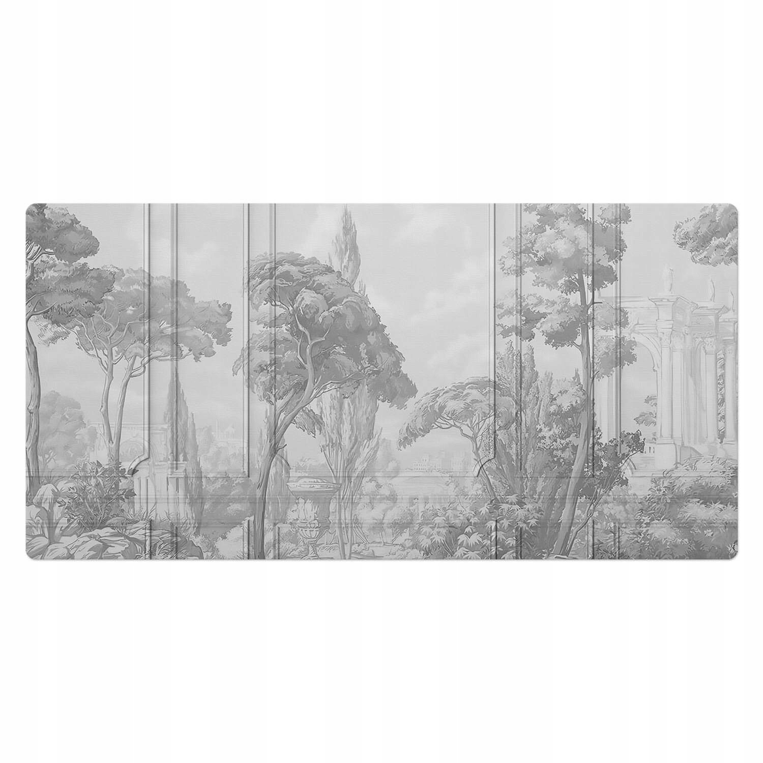 Podložka na psací stůl pod klávesnici a akcesoria Pohled na stromy 100 x 50 cm