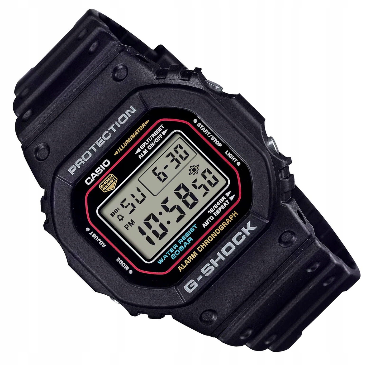 Černé Odolné Sportovní Hodinky Casio G-shock DW-5600RL -1ER Kostka