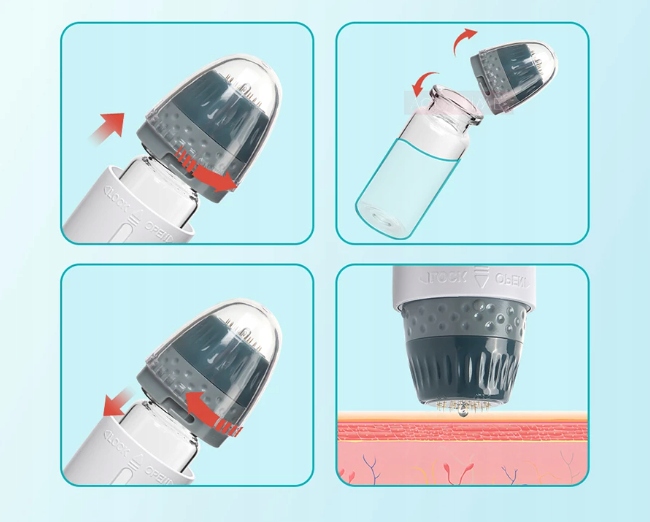 Stempel bio needle z aplikatorem Typ roller