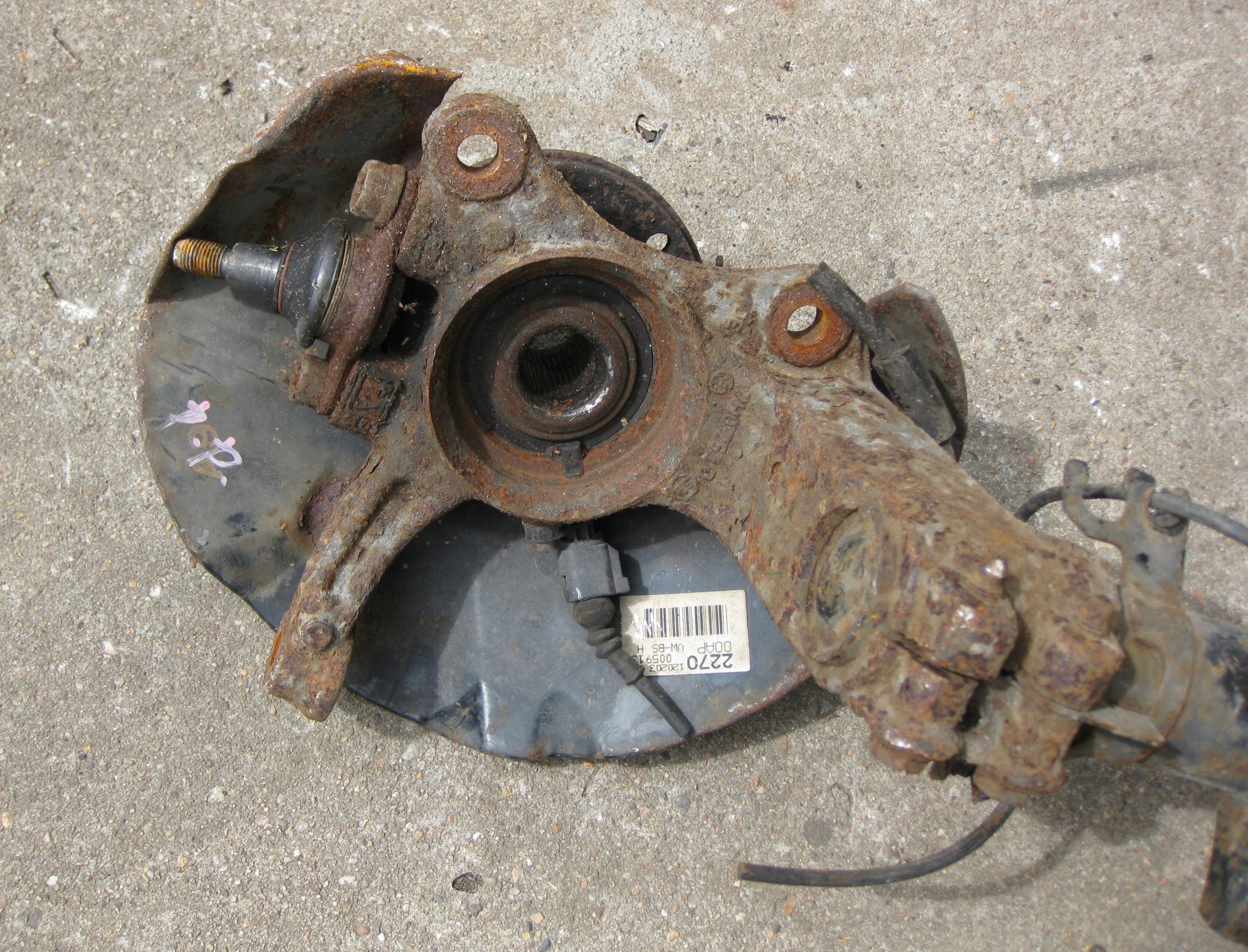 VW T5 2.5 TDI MCPERSON swing right front