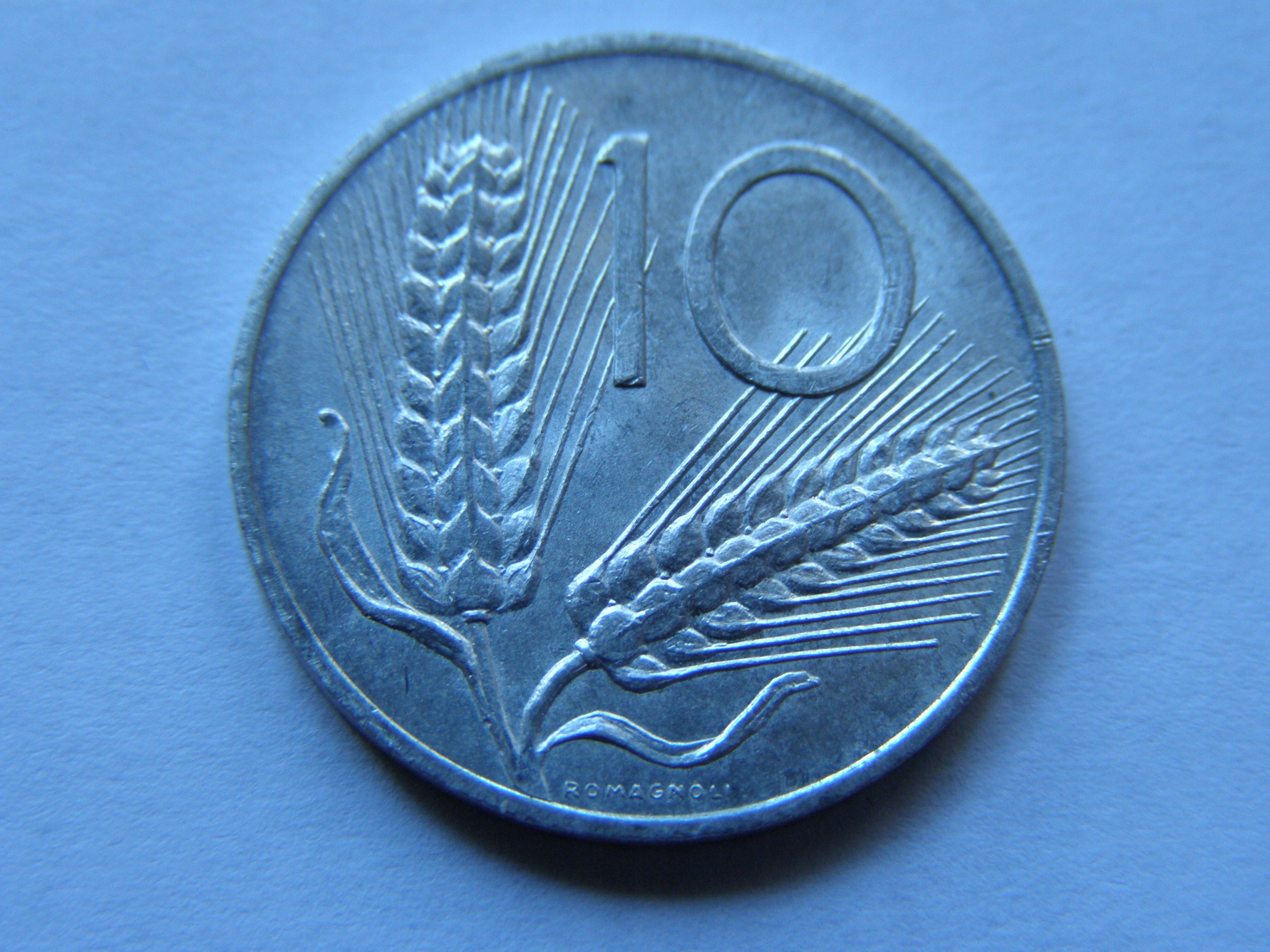 WŁOCHY ITALIA 10 LIRA 1955 ROK !!!!!!!!!!!!!! 1035