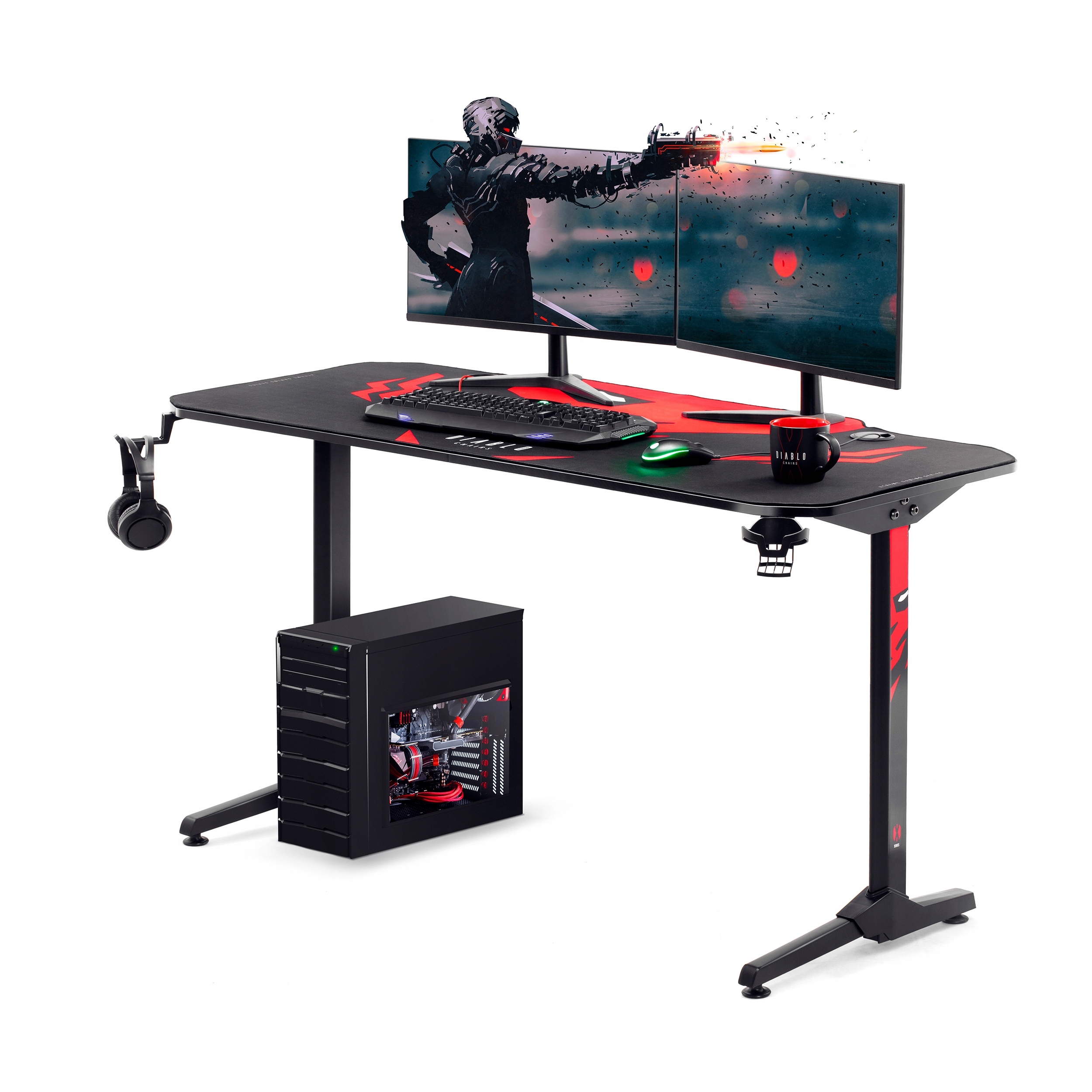 

Komputerowe biurko Gamingowe Diablo X-mate gracza
