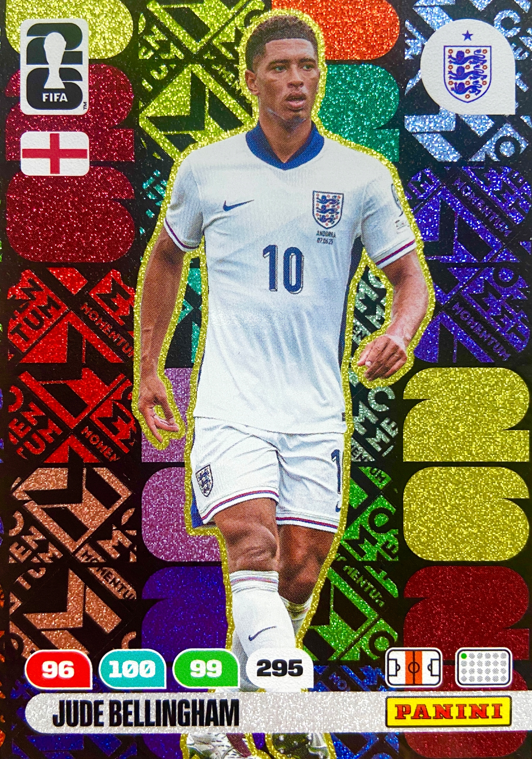 Panini Fifa World Cup 2026 karta piłkarska Rare Momentum Jude Bellingham