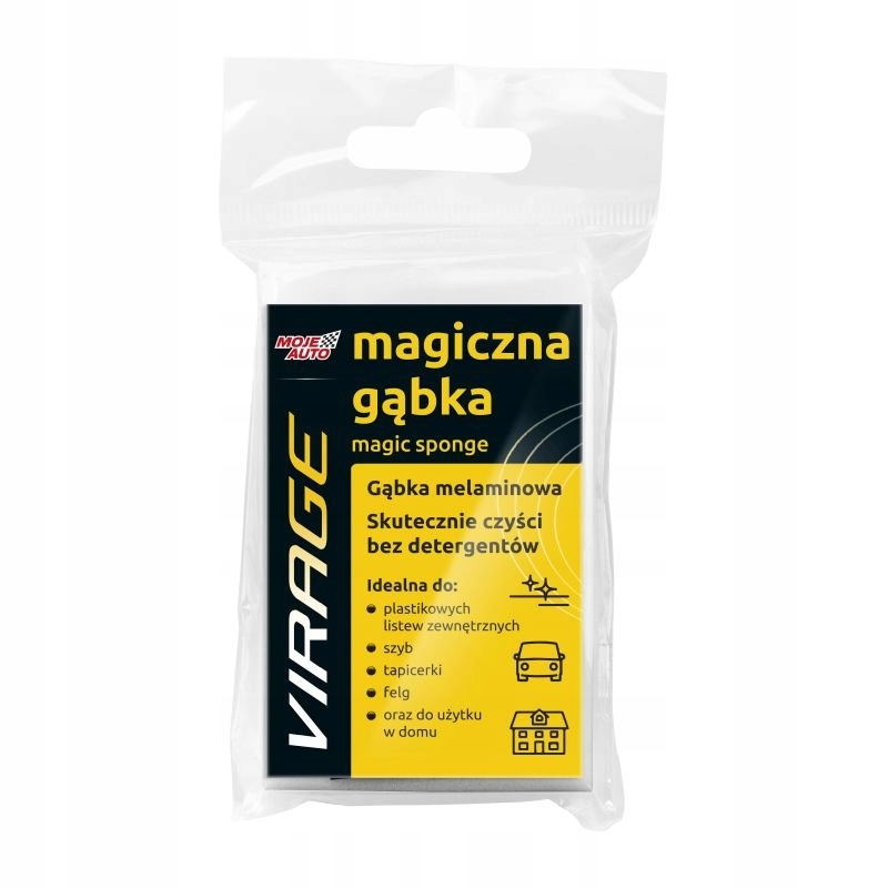 Magiczna gąbka Moje Auto 97-026 biała