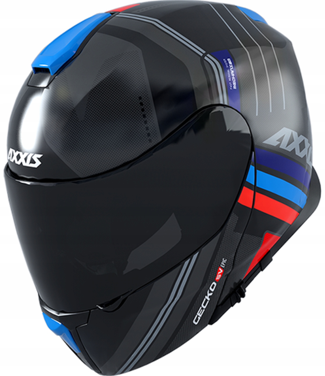 KASK MOTOCYKLOWY SZCZĘKOWY AXXIS GECKO SV roz. L