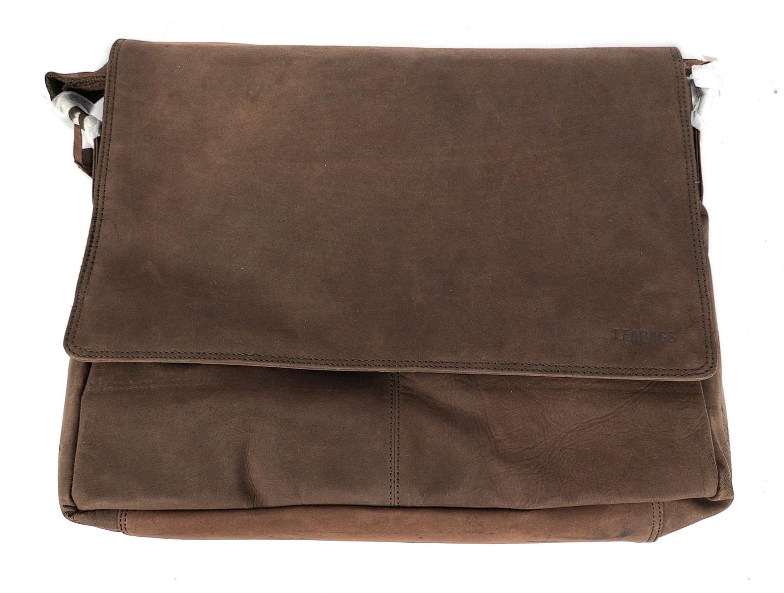 Taška na dokumenty Notebook Přírodní kůže Leabags