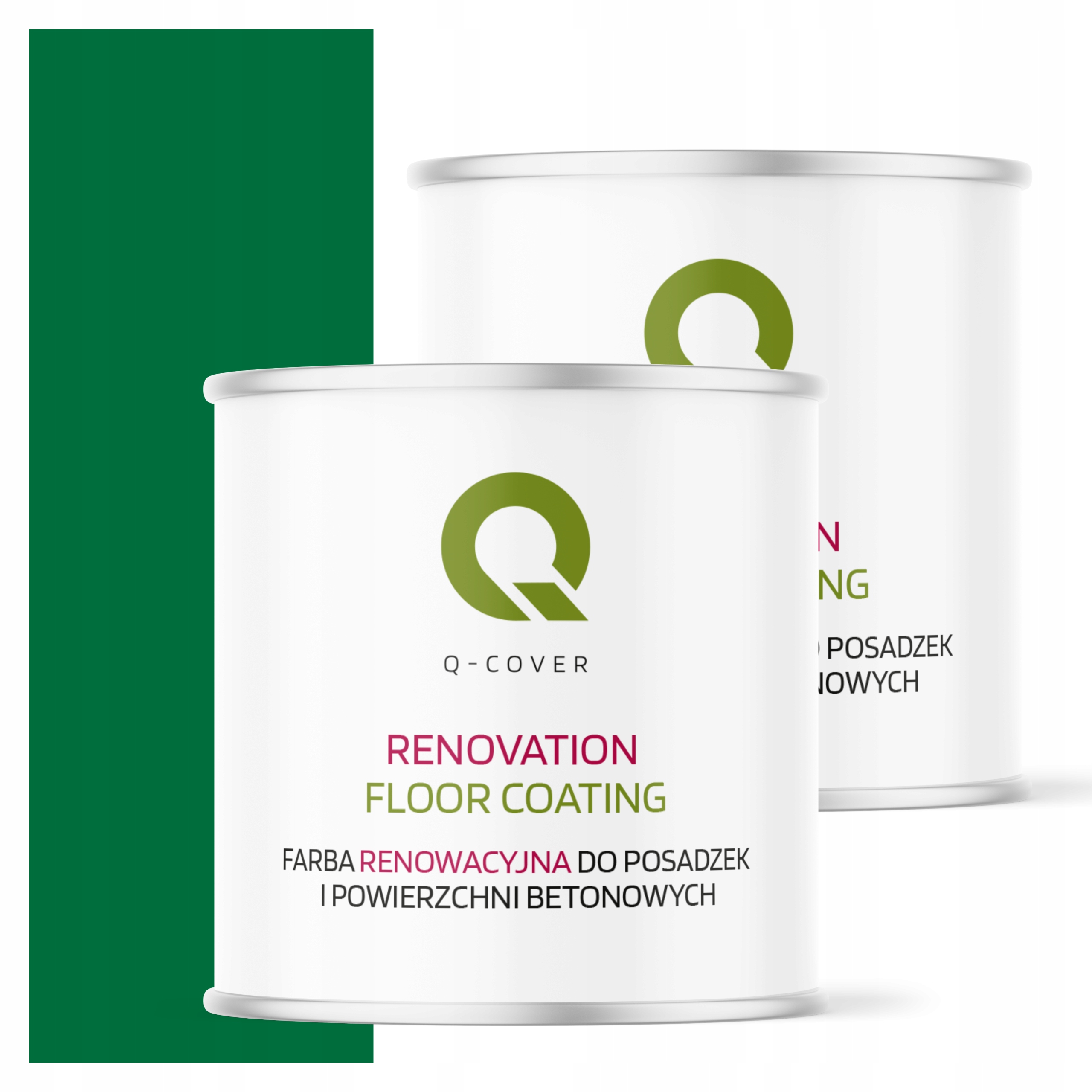 Ochranná farba na podlahy Renovačný betón Zelená 6029 Lesk 2,5L