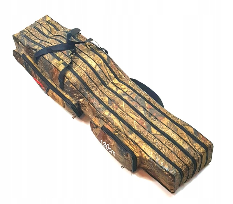 Pokrowiec Wędkarski Fl 130 CM Torba Na Wędki 3-KOMORY, Wytrzymała