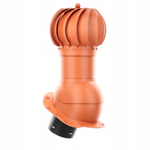 Rotačný krb Rotoline profil B fi 150 mm guľovitý, tehlový