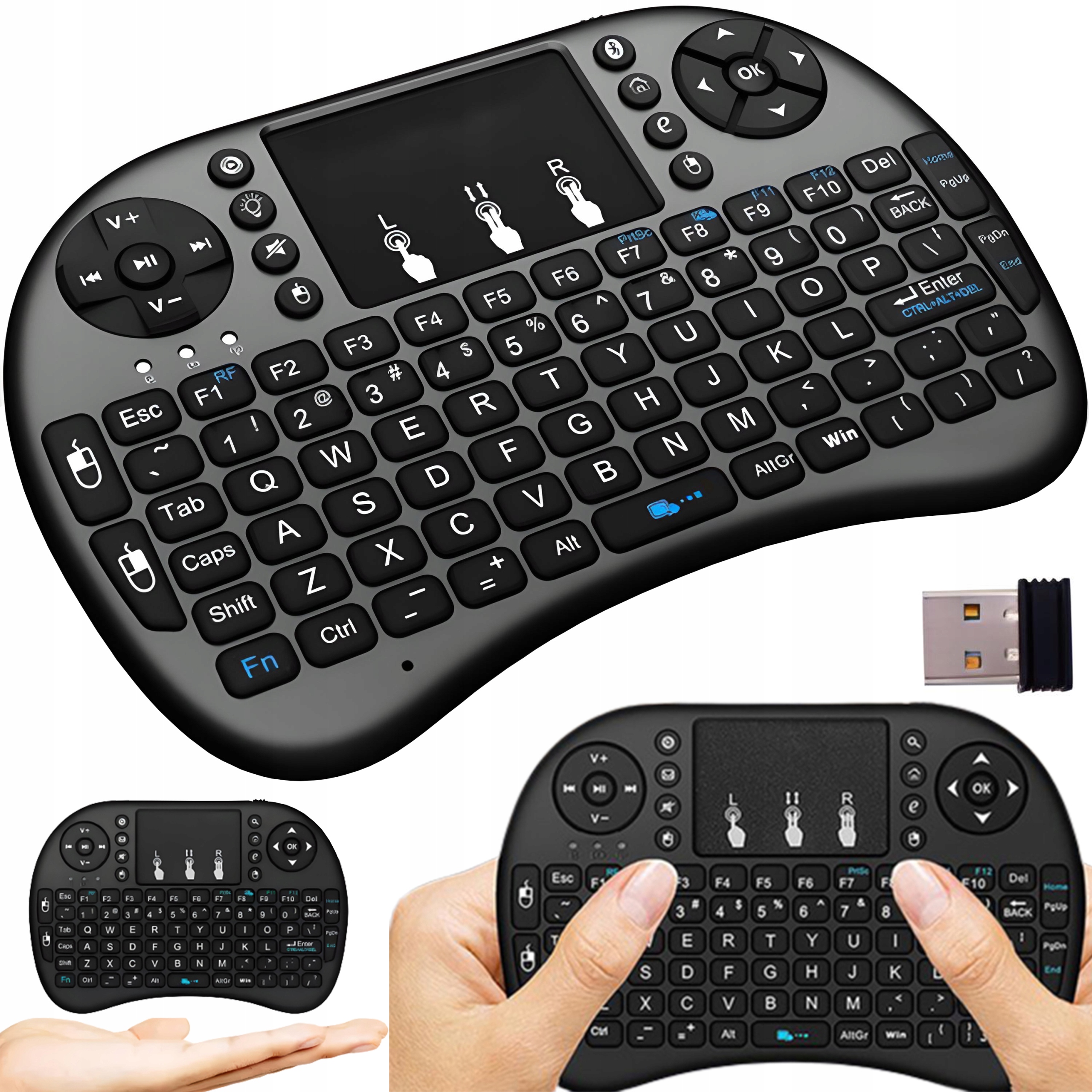 

Mini Klawiatura Bezprzewodowa Smart Tv Bluetooth