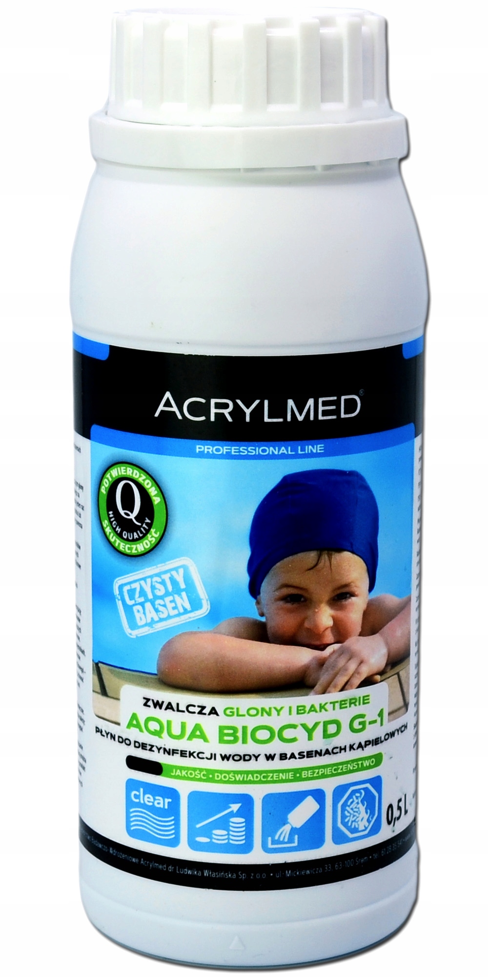 

Aqua Biocyd G-1 do stosowania razem z chlorem