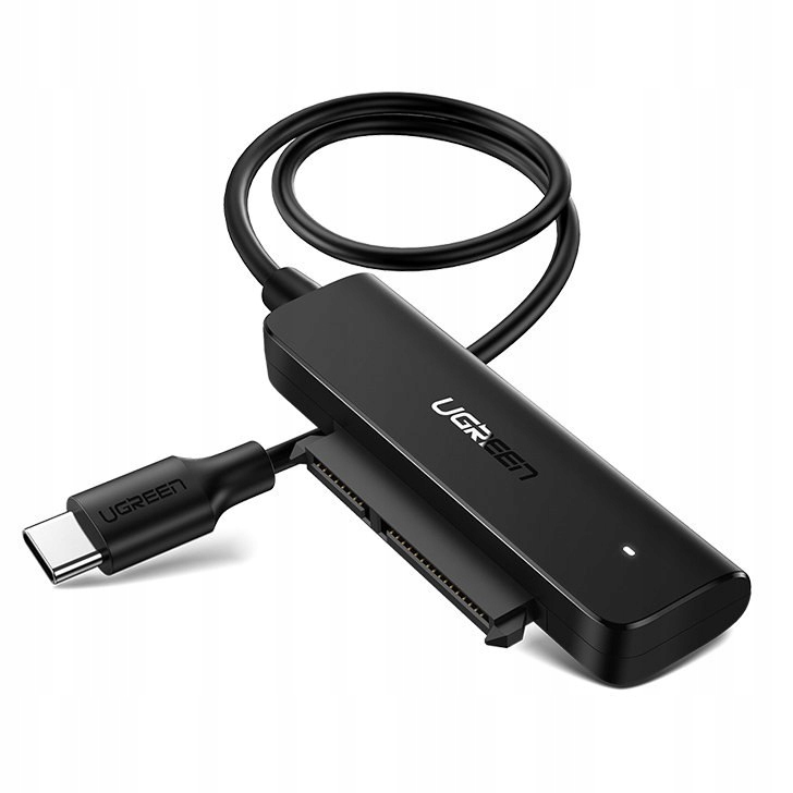 Adapter przejściówka dysku Hdd Ssd 2.5'' Sata III 3.0 na Usb-c czarny